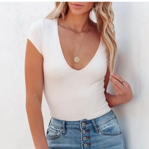 Jacen Seamless V Neck Bodysuit